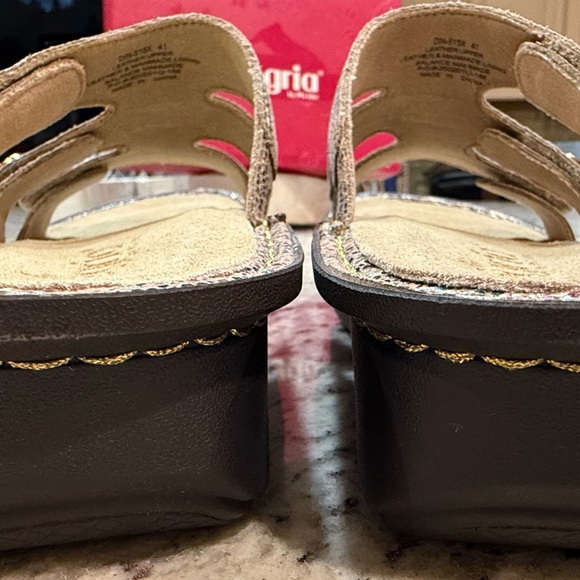 Alegria DINAH-FAWN DOTTIE ADJUSTABLE STRAP SLIDE SANDAL Sz 10.5-11 EU 41 NIB - Picture 8 of 16